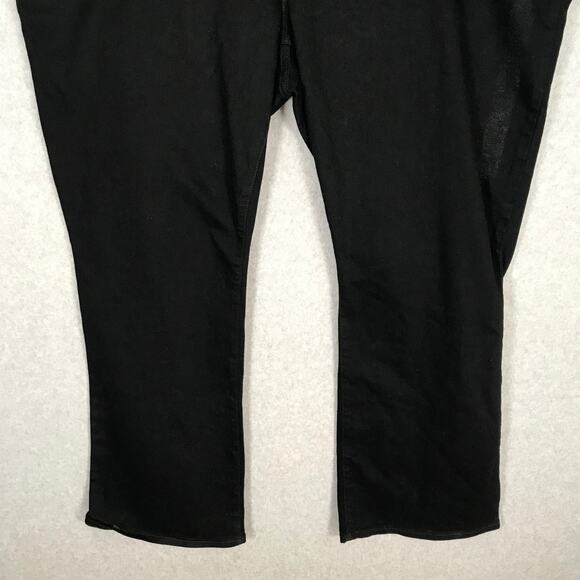 Old Navy Jeans Womens Plus Size 28 Black Kicker‎ Bootcut Stretch Capsule READ - Picture 4 of 12